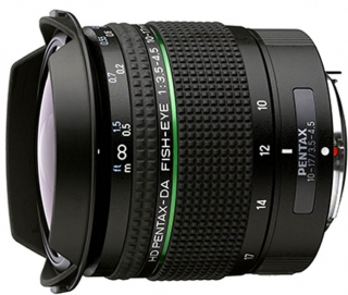 PENTAX HD DA FISH-EYE 10-17mm  F3.5-4.5 ED