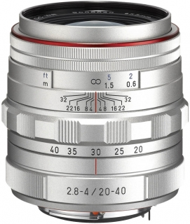 PENTAX HD DA 20-40mm f/2,8-4 ED Limited DC WR Silver